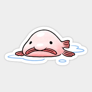 A blobfish Sticker